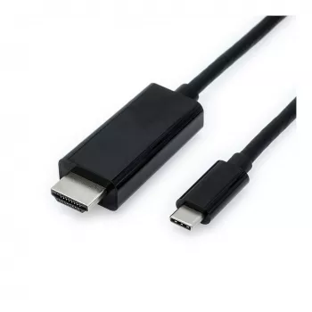 11.99.5841, 2 m, HDMI Type A Standard, USB Type-C, βύσμα αρσενικό, βύσμα αρσενικό, ευθύ