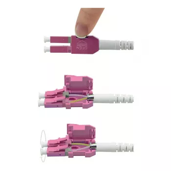 ROLINE Καλώδιο οπτικών ινών UNIBOOT Multimode 50/125µm OM4 LC Duplex 5m - Καλώδιο - Ίνα Multimode