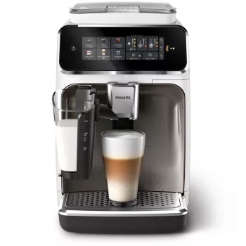 Μηχανή espresso Philips EP3343/90 – πλήρως αυτόματη, 2 φλιτζάνια, 15 bar, κεραμικός μύλος, δοχείο κόκκων 275 g, δοχείο γάλακτος, οθόνη αφής TFT