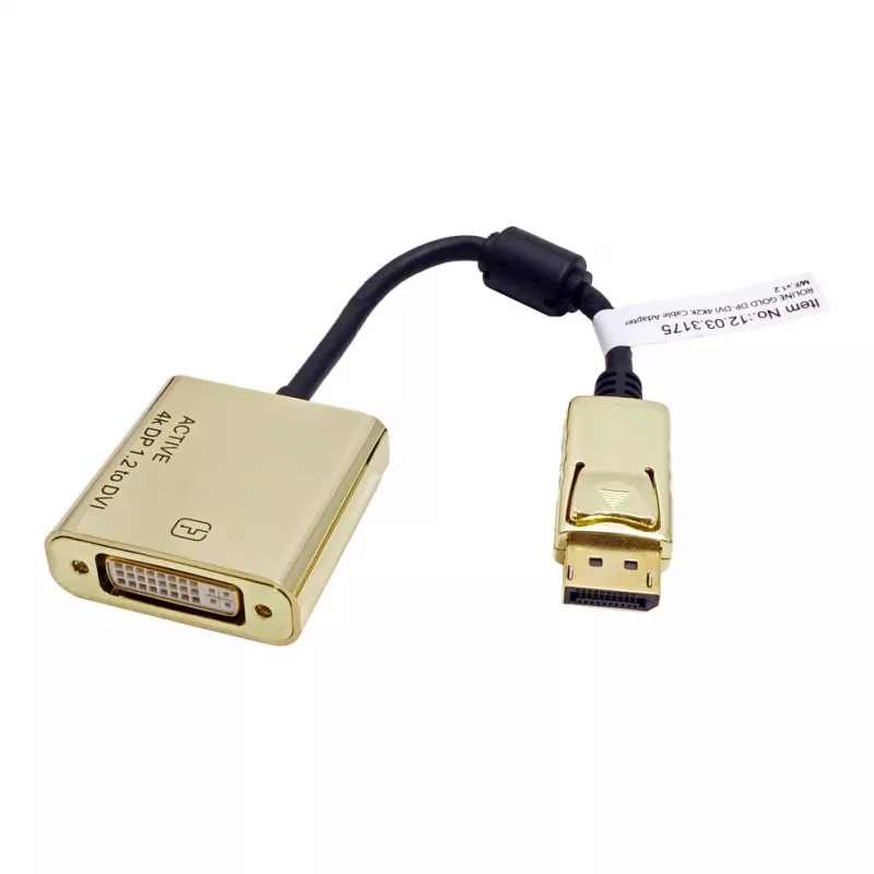 ROLINE Gold - προσαρμογέας DisplayPort - Dual Link - DisplayPort (M)