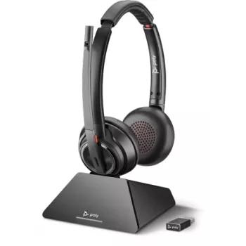 HP Poly Poly Savi 8220 UC - Standard - Σύστημα headset - On-Ear - DECT 6.0 - Ασύρματο (209215-02)