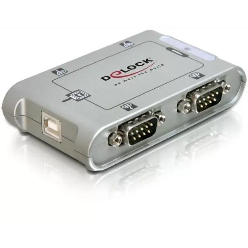 DeLOCK 87414 USB 2.0 σε 4-Port RS-232 Σειριακός προσαρμογέας