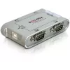 DeLOCK 87414 USB 2.0 σε 4-Port RS-232 Σειριακός προσαρμογέας