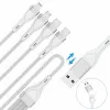 4smarts 541024 Καλώδιο USB 1,2 m USB A/USB C USB C/Micro USB-A/Lightning Λευκό (541024)