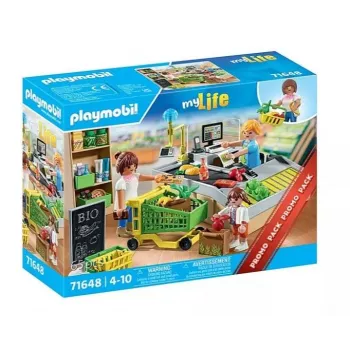 Playmobil Σετ παιχνιδιού σούπερ μάρκετ 71648 Πολύχρωμο Πλαστικό για 3-4 ετών