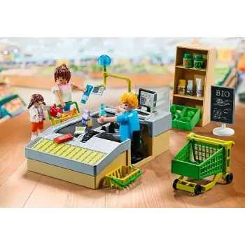 Playmobil Σετ παιχνιδιού σούπερ μάρκετ 71648 Πολύχρωμο Πλαστικό για 3-4 ετών