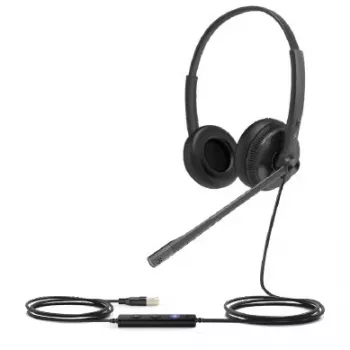 Yealink UH34 Lite Dual UC - Headset - On-Ear - Ενσύρματο - USB - Μαύρο - για Yealink SIP-T43, T46, T48, T53, T54, T57, VP59, T58, VP59