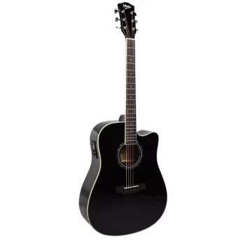 V-TONE VEAG1 CE BK - Ηλεκτροακουστική κιθάρα 4/4, μαύρη