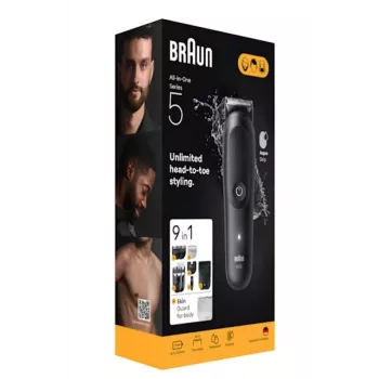 Κουρευτική μηχανή Braun AIO5540 Μαύρο Ιόντων λιθίου 120 min