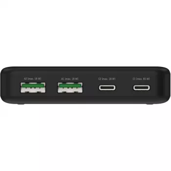 Φορτιστής USB Επιτραπέζιος Φορτιστής DC465PD (μαύρο, 65 Watt, PD, Quick Charge 3.0)