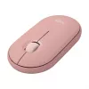 Logitech Pebble 2 Combo Πληκτρολόγιο Ποντίκι με Universal RF Wireless + Bluetooth QWERTZ Γερμανικό Ροζ (920-012205)