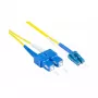 Alcasa LW-9075LS καλώδιο οπτικών ινών 7,5 m 2x LC 2x SC OS2 κίτρινο (LW-9075LS)