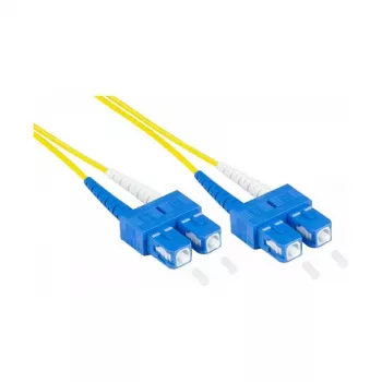 Alcasa LW-9075SC καλώδιο οπτικών ινών 7,5 m 2x SC OS2 κίτρινο (LW-9075SC)