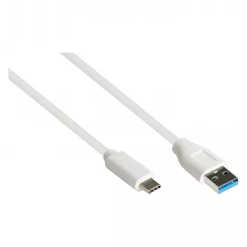 Good Connections 2831-AC010W – 1 m – USB A – USB C – USB 3.2 Gen 2 (3.1 Gen 2) – 10000 Mbit/s – λευκό