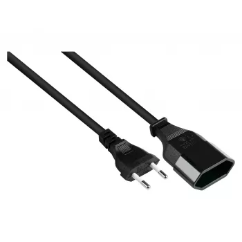 Προέκταση Euro με βύσμα Euro Type-C (ίσιο) σε υποδοχή Euro (ίσια), μαύρο, 0,75 mm², 1 m, Good (P0300-S010)