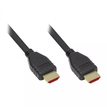 Alcasa 4521-010 - 1 m - HDMI Type A (Standard) - HDMI Type A (Standard) - 4800 Gbit/s - Audio Return Channel (ARC) - μαύρο (4521-010)