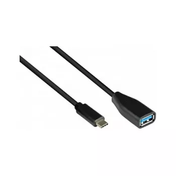 Good Connections 2811-OTG - 0,1 m - USB C - USB A - USB 3.2 Gen 1 (3.1 Gen 1) - 5000 Mbit/s - μαύρο