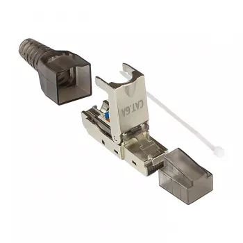 Good Connections GC-N0147 - RJ-45 - μαύρο - ασημί - διαφανές - βύσμα αρσενικό - ευθύ - Cat6a - S/UTP (STP)