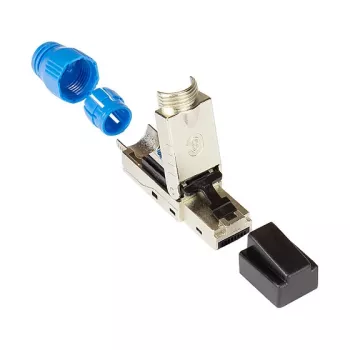 Good Connections Βύσμα αρσενικό RJ45 Kat. 8.1 χωρίς εργαλεία επιτόπιας συναρμολόγησης STP θωρακισμένο μέταλλο - Καλώδιο - Δίκτυο