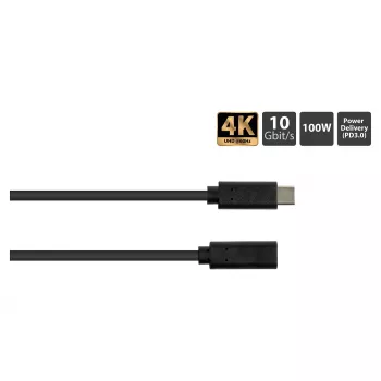 Good Connections GC 2831-CV005S - Καλώδιο USB 3.1 Type-C αρσενικό > Type-C θηλυκό 0,5 m - Καλώδιο - Ψηφιακό/Δεδομένα