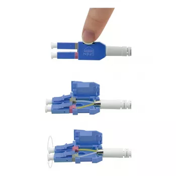 ROLINE Καλώδιο οπτικών ινών UNIBOOT Singlemode 9/125µm OS2 LC Duplex 0,5 m – Καλώδιο – Ίνα Singlemode