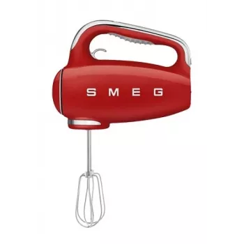 Smeg HMF01RDEU Μίξερ χειρός σε ρετρό σχεδίαση δεκαετίας του '50 κόκκινο