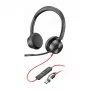 Poly Blackwire C8225-M Stereo USB-C/A Headset, Bulk
