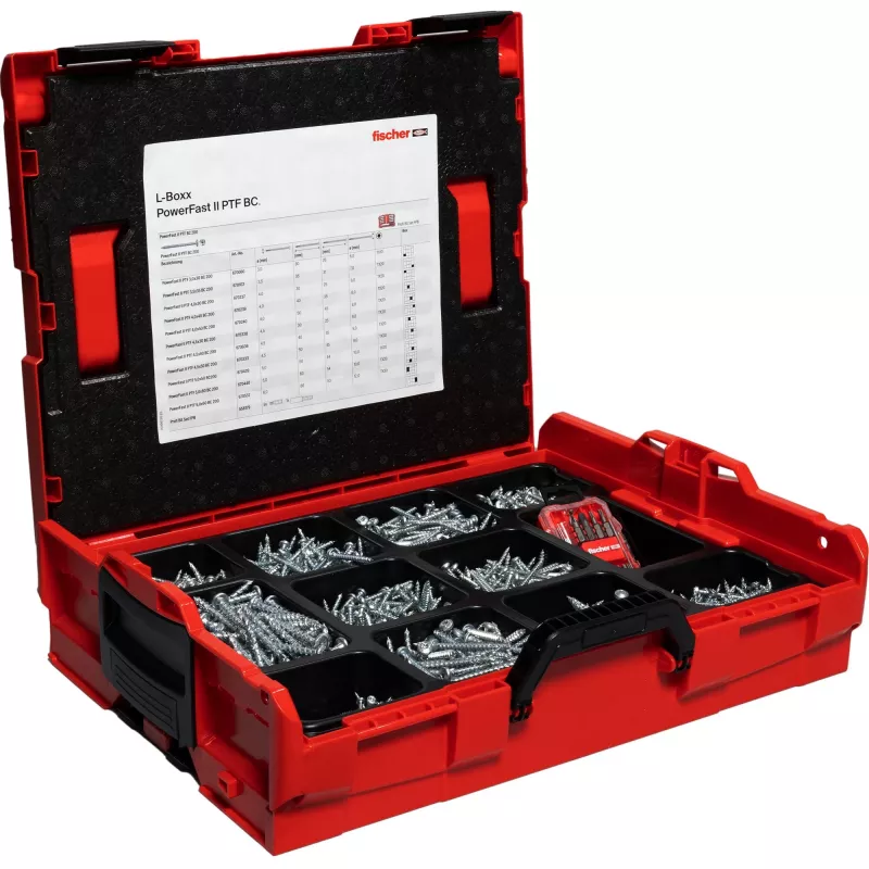 Fischer PowerFast II L-BOXX Σετ βιδών PanHead (568480)