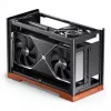 Jonsbo T9 Μαύρο Κουτί PC Mini Κουτί ITX PCIe 5.0 Καλώδιο Riser - ασημί (T9 SILVER PCIE 5.0)