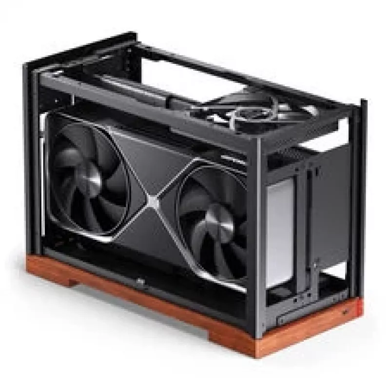 Jonsbo T9 Μαύρο Κουτί PC Mini Κουτί ITX PCIe 5.0 Καλώδιο Riser - ασημί (T9 SILVER PCIE 5.0)