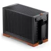 Jonsbo T9 Μαύρο Κουτί PC Mini Κουτί ITX PCIe 5.0 Καλώδιο Riser - ασημί (T9 SILVER PCIE 5.0)