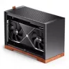 Jonsbo T9 Μαύρο Κουτί PC Mini Κουτί ITX PCIe 5.0 Καλώδιο Riser - ασημί (T9 SILVER PCIE 5.0)