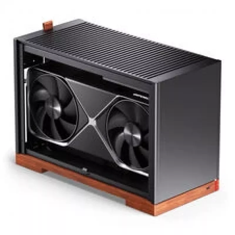 Jonsbo T9 Μαύρο Κουτί PC Mini Κουτί ITX PCIe 5.0 Καλώδιο Riser - ασημί (T9 SILVER PCIE 5.0)