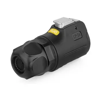 Alcasa S1 IC01-24R01 - RJ45 - μαύρο - αρσενικό/θηλυκό - ευθύ - Μέταλλο - Σιλικόνη - Ψευδάργυρος - IP65 - IP67 (IC01-24R01)