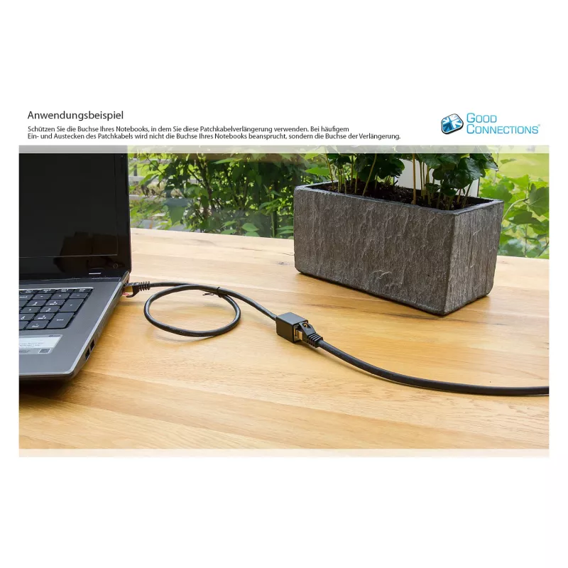 Goodconnections 8070VR-005S Καλώδιο Patch Ethernet μαύρο