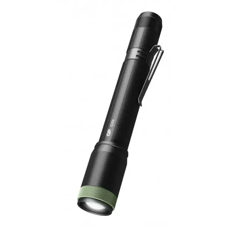 Φακός GP Lighting C33 μαύρο πράσινο