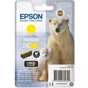 Μελανοδοχείο κίτρινο 26XL/C13T26344010 Epson