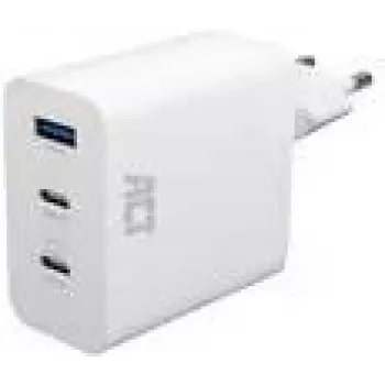 ACT φορτιστής USB-C/USB-A 65W 3 θυρών Power Delivery PPS QuickCharge GaNFast