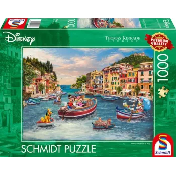 Thomas Kinkade Studios: Disney - Mickey και Minnie στην Ιταλία, Παζλ 1000 τεμαχίων