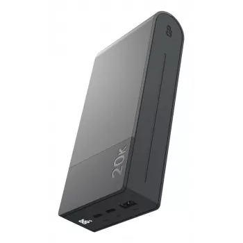 GP Battery GP PowerBank M2+ 20C 20000mAh 2xUSB-C/1xUSB-A μαύρο LED-Anz. (GPPBM20CGYMSR287)