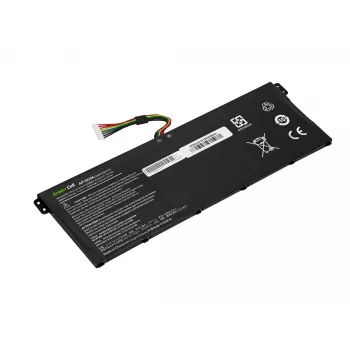 Μπαταρία φορητού υπολογιστή Green Cell για ASUS A555 F555 K555 R556 X555, LiPo 4000 mAh, 7,6 V, 4 στοιχεία, μαύρο