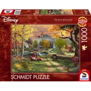 Thomas Kinkade Studios: Disney - Cap και Capper, Παζλ 1000 τεμ.