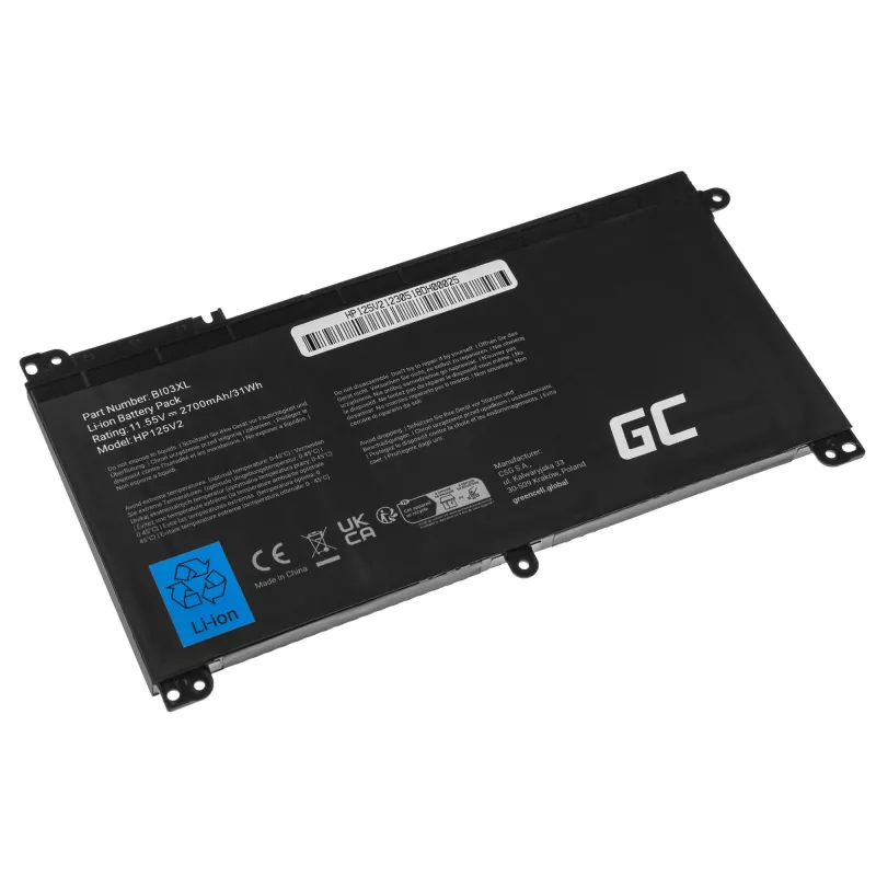 Μπαταρία Green Cell HP125V2 για HP Pavilion x360 Stream 14-AX