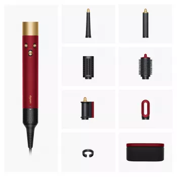 Airwrap i.d. Straight + Wavy Limited Edition, Multistyler Κόκκινο/Χρυσό, Bluetooth