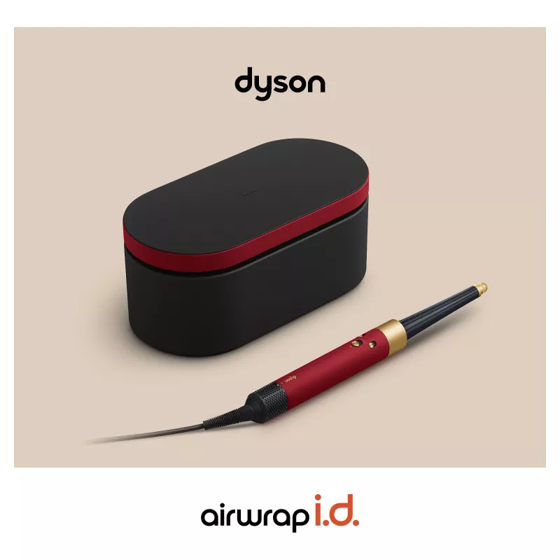 Airwrap i.d. Straight + Wavy Limited Edition, Multistyler Κόκκινο/Χρυσό, Bluetooth