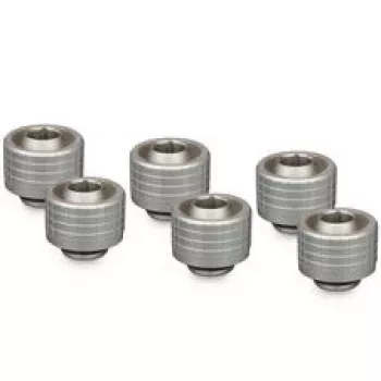 Thermal Grizzly DeltaMate Compression Fitting ST16, Ορείχαλκος G1/4, Νικέλιο, Συσκευασία 6 τεμ. (TG-DM-FIT-6201)