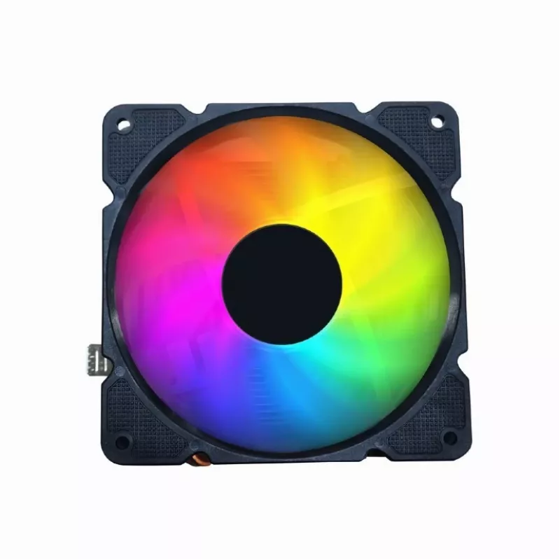 Ψύκτρα CPU Gembird CPU-HURACAN-ARGB-X140 12 cm Μαύρο Λευκό 800-1600 rpm