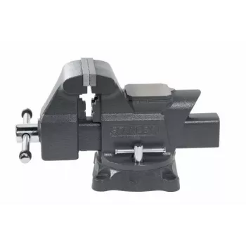 Μέγγενη STANLEY 100 mm (4 ίντσες) Heavy Duty – σταθερή μεταλλική μέγγενη για το συνεργείο