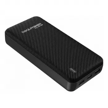 RealPower PB-20000 SSB Powerbank 20.000 mAh μπαταρία στερεάς κατάστασης μαύρο