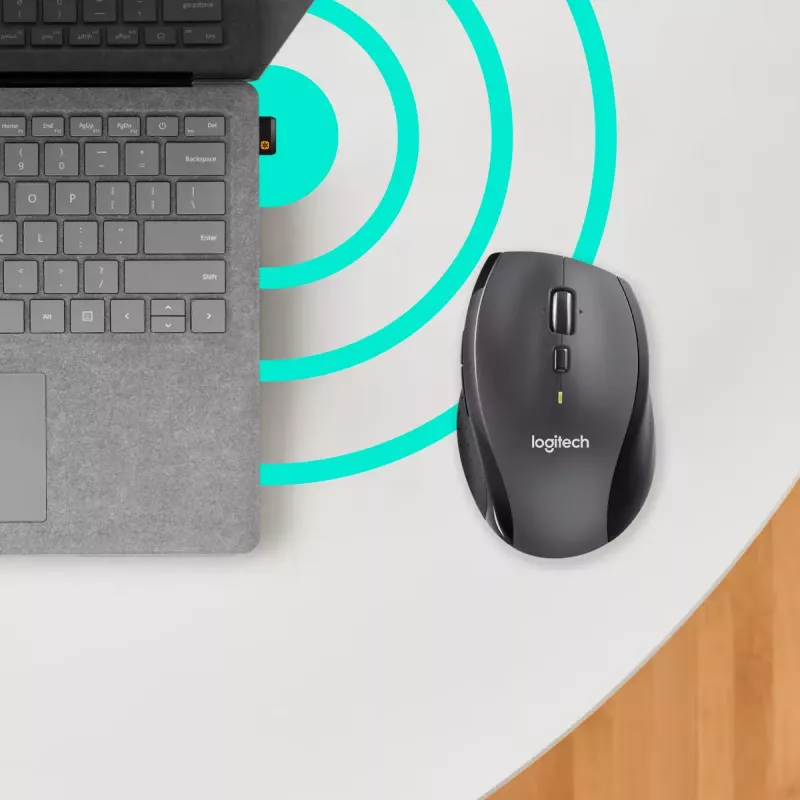 Logitech Marathon M705 Ποντίκι Ασύρματο USB Μαύρο